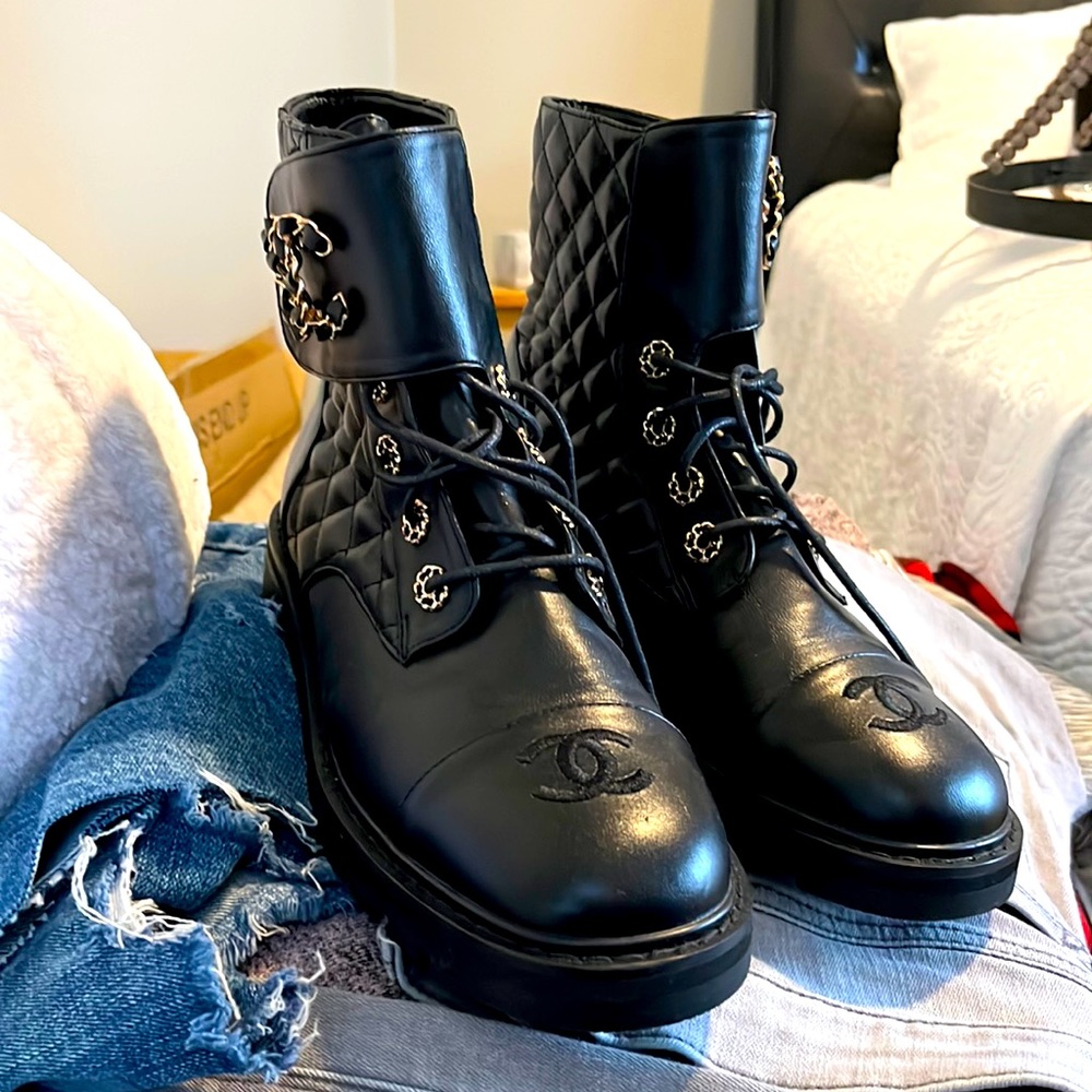 Black “CC” Boots